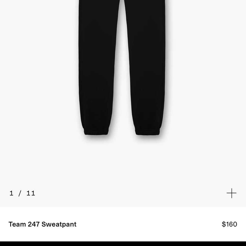 Team 247 Represent Black Drawstring Sweatpants - image 6